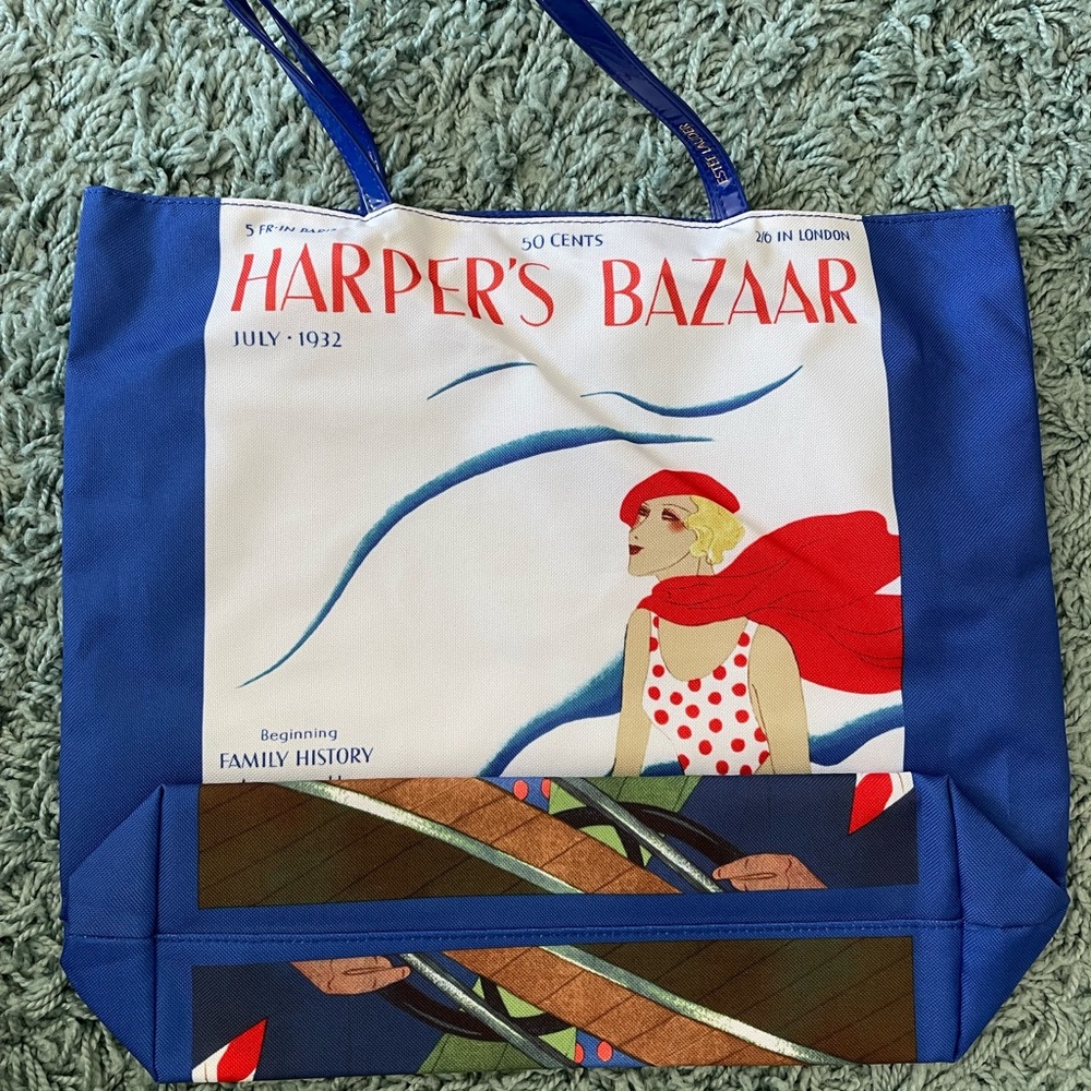 Ester Lauder printed vintage tote